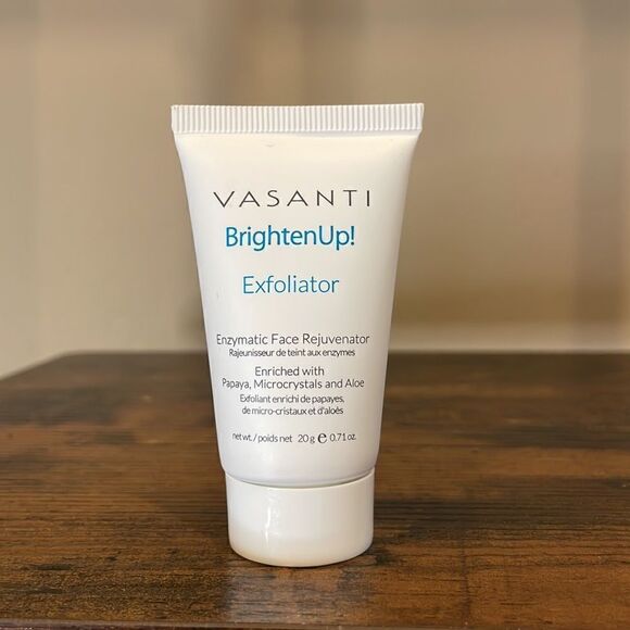 Vasanti BrightenUp! Exfoliator - Enzymatic Face Rejuvenator - Deluxe Sample 20g - Picture 10 of 16
